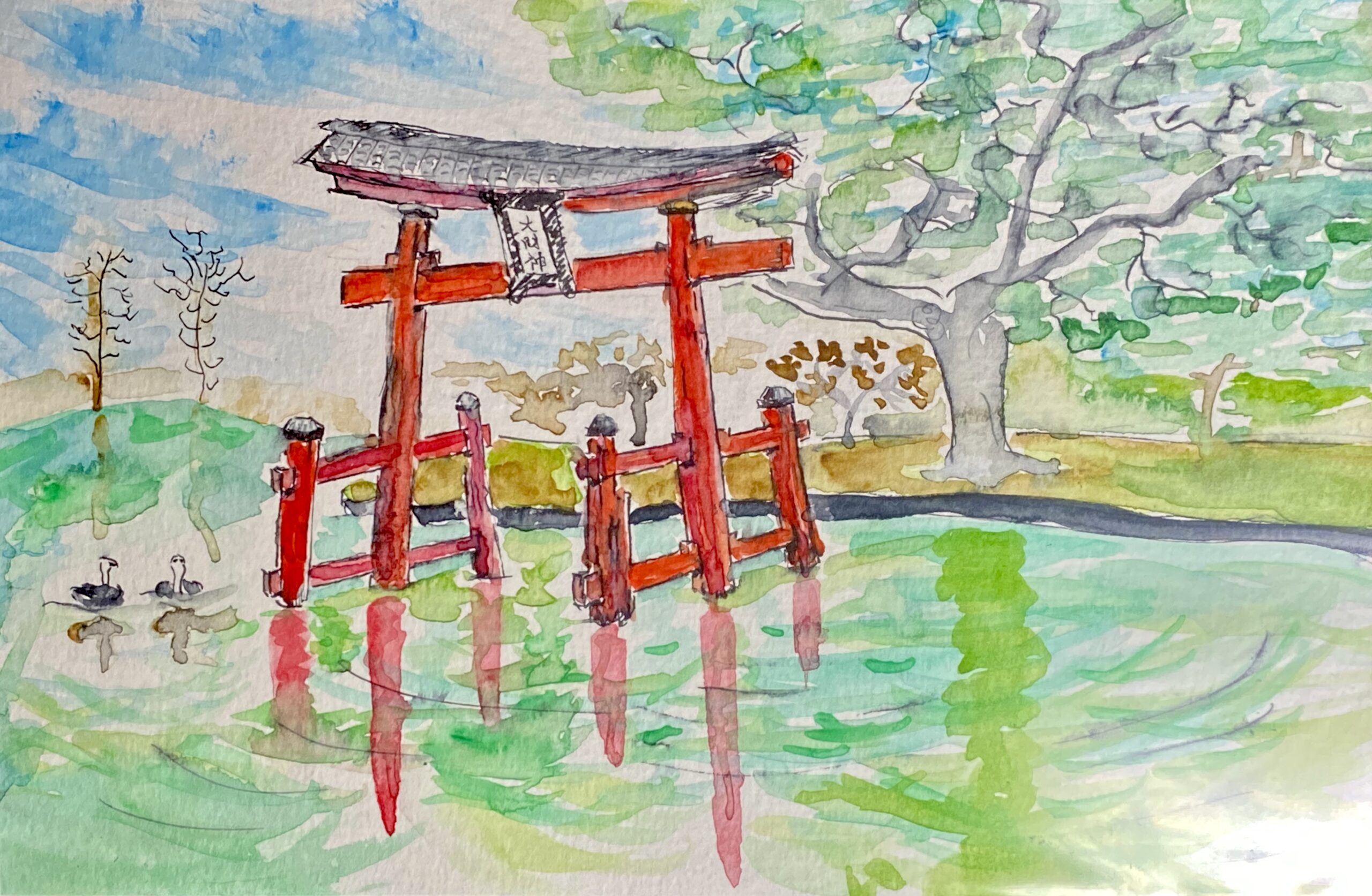 Shrine at Brooklyn Botanic Garden