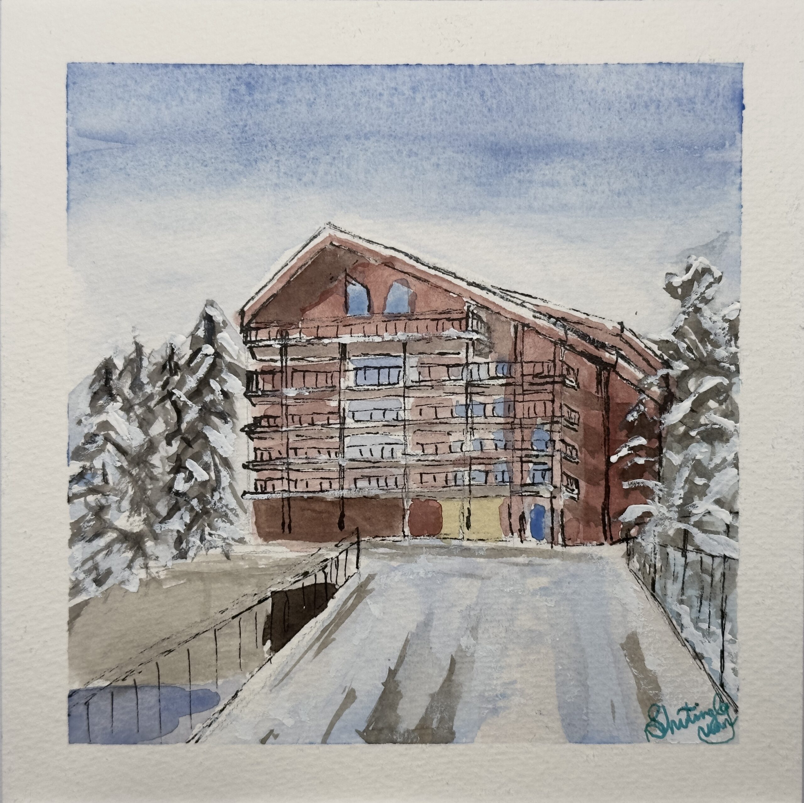 Verbier House in Winter