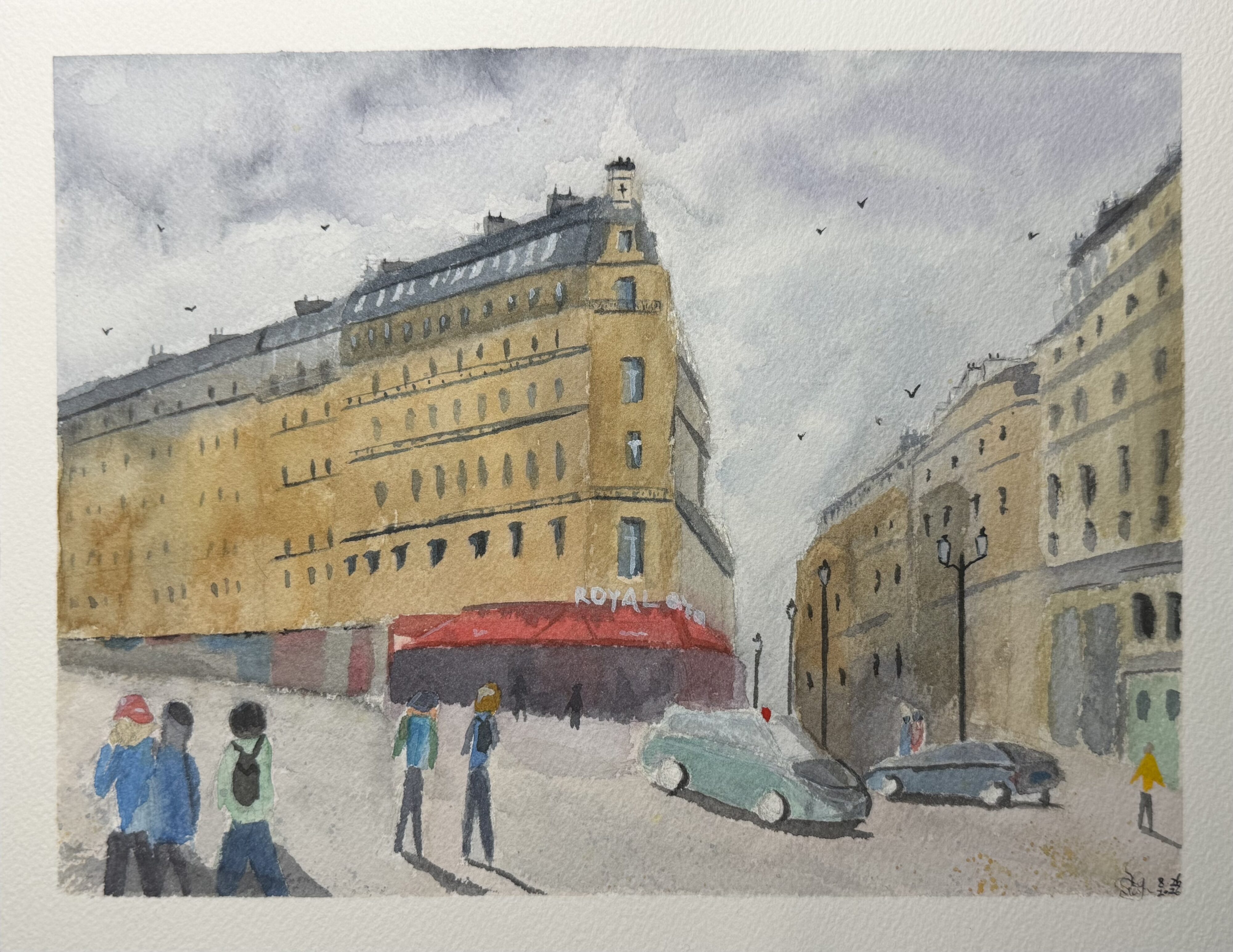 Paris Loose Painting